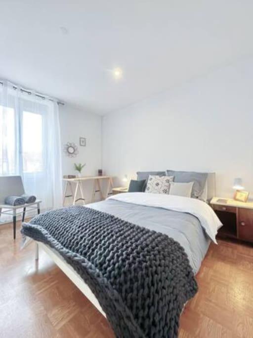 1 Appartement 3P Ideal Famille Travail Renove Lumineux Parking Gratuit Miluza Zewnętrze zdjęcie